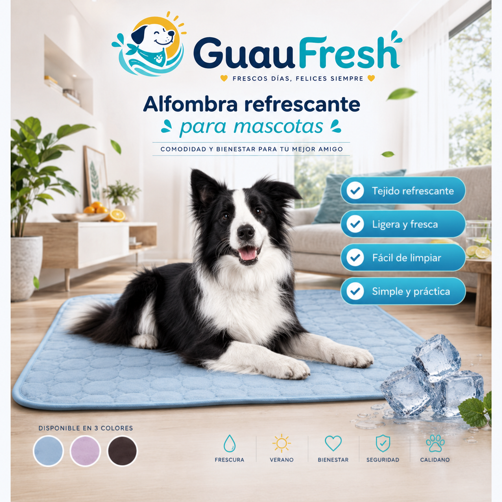 GuauFresh Cooling Mat — Colchoneta Refrescante para Perros y Gatos